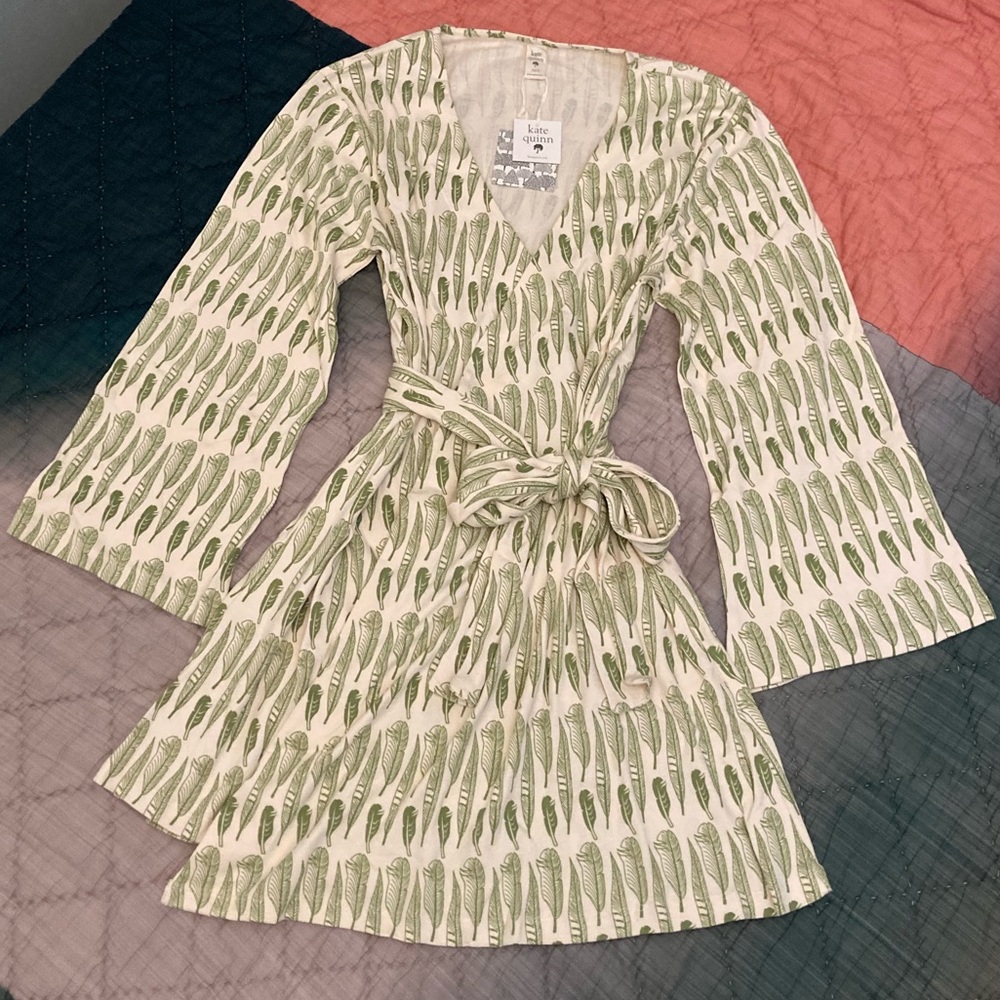 Kate Quinn organic cotton robe